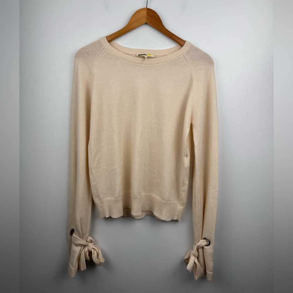 Maje Women Tie-Cuff Wool Cashmere Blend Sweater Size 1‎ Small